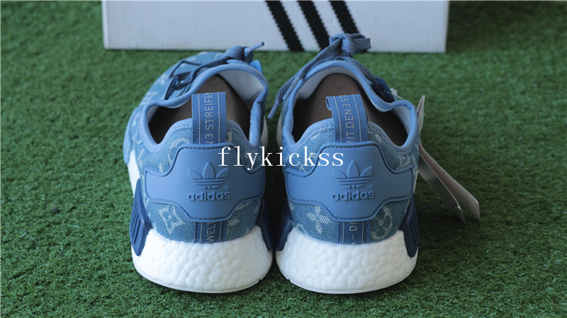 LVS x Adidas NMD R1 Denim Blue Real boost